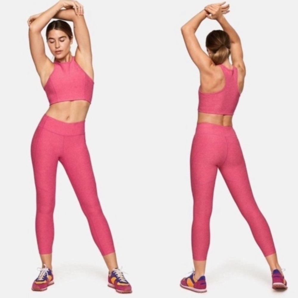 Outdoor Voices Warmup 7/8 Flamingo Pink Leggings
